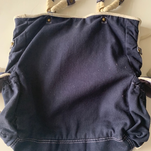 Blue and White Gap Tote bag purse - like new - Picture 3 of 4